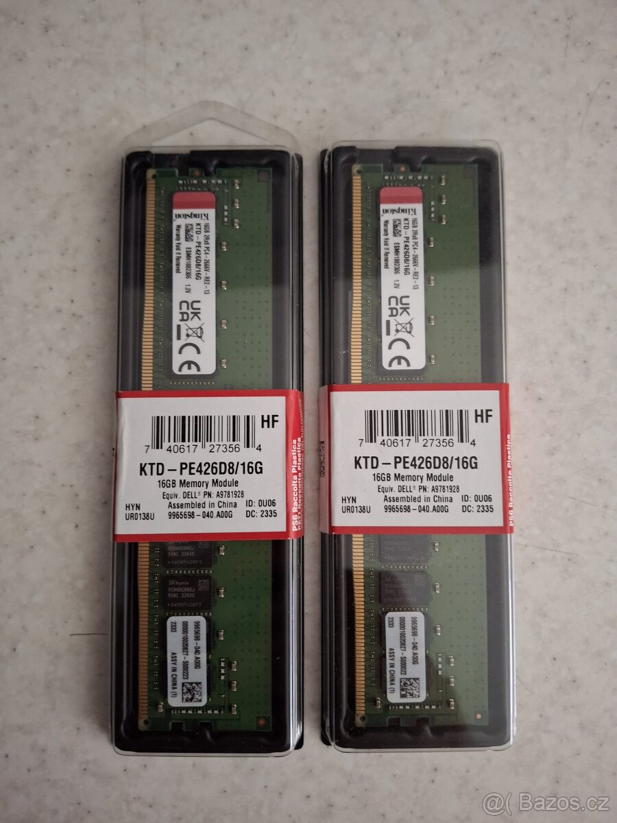 32 GB RAM DDR4 ECC