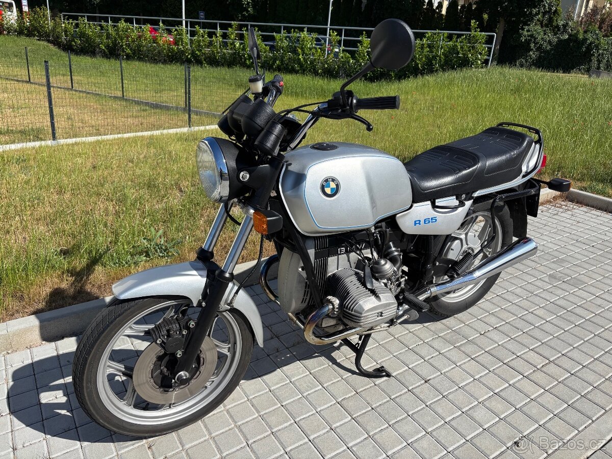 BMW R65, TOP STAV, veterán, 1987, Monolever TP CZ