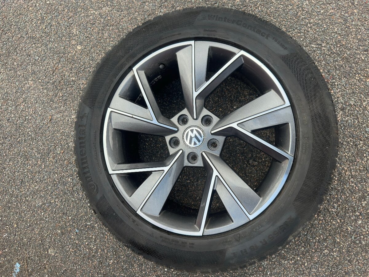 Prodám zímní originální alu kola VW 5x112 + 235/55r18 + pneu