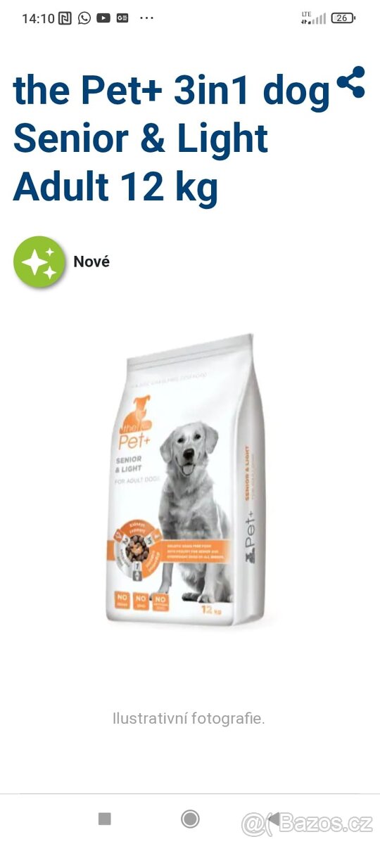 Granule pro senior psy 2x12kg