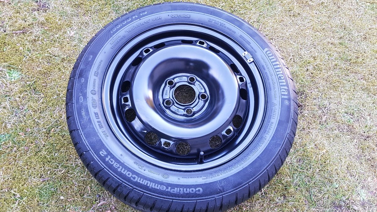 Originální rezervní kolo 6Jx15 ET43 5x100 Škoda, VW, Seat