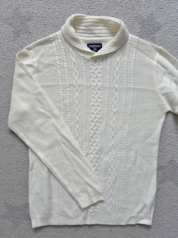 Svetr chlapecký Terranova smetanový, vel. 164