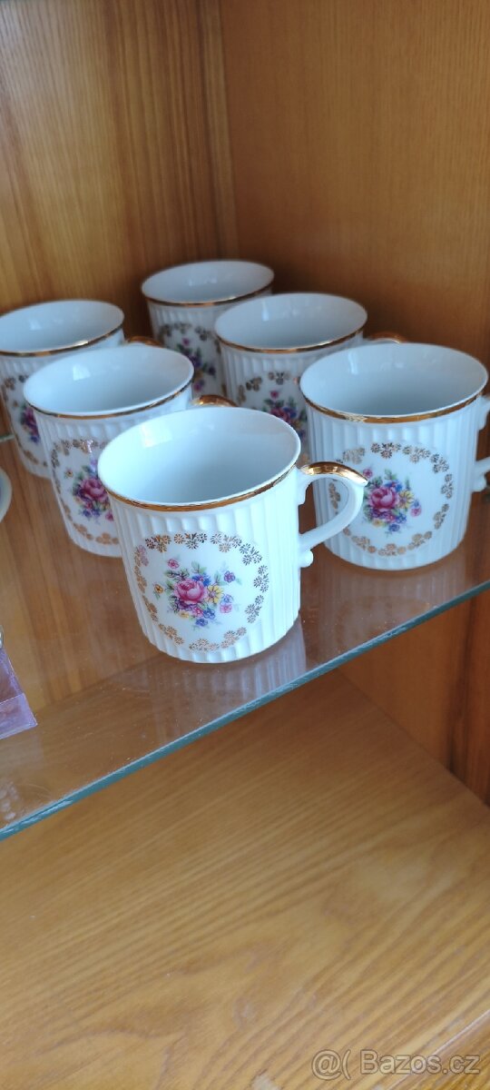 Sada 6ks retro hrnků