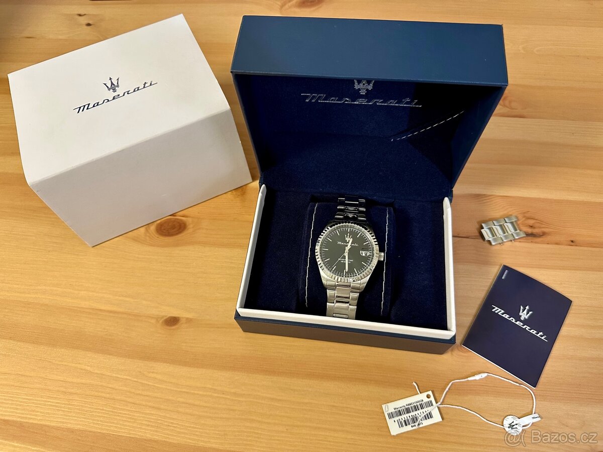 Pánské hodinky Maserati, ORIGINÁL, 100m vodotěsnost