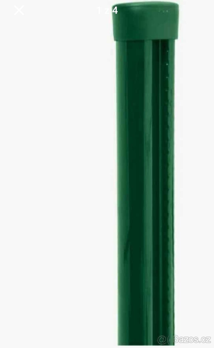 PILECKÝ Plotový sloupek IDEAL Zn+PVC zelený