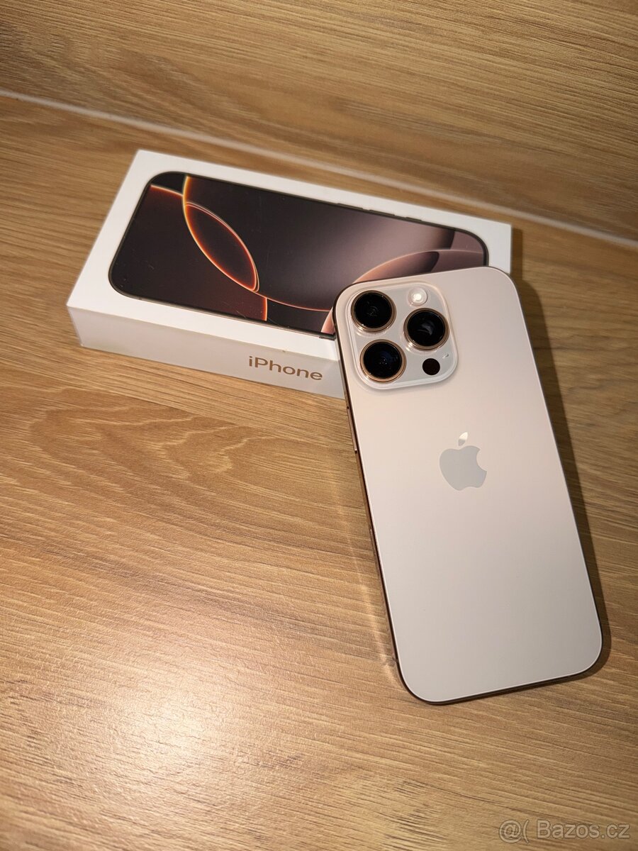 Apple Iphone 16pro 128 GB pouštní titan