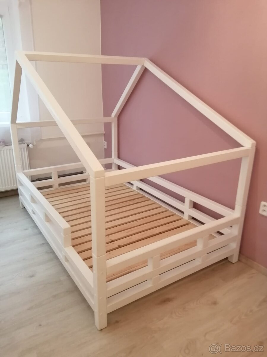 Domečková postel vel. 120x200 cm