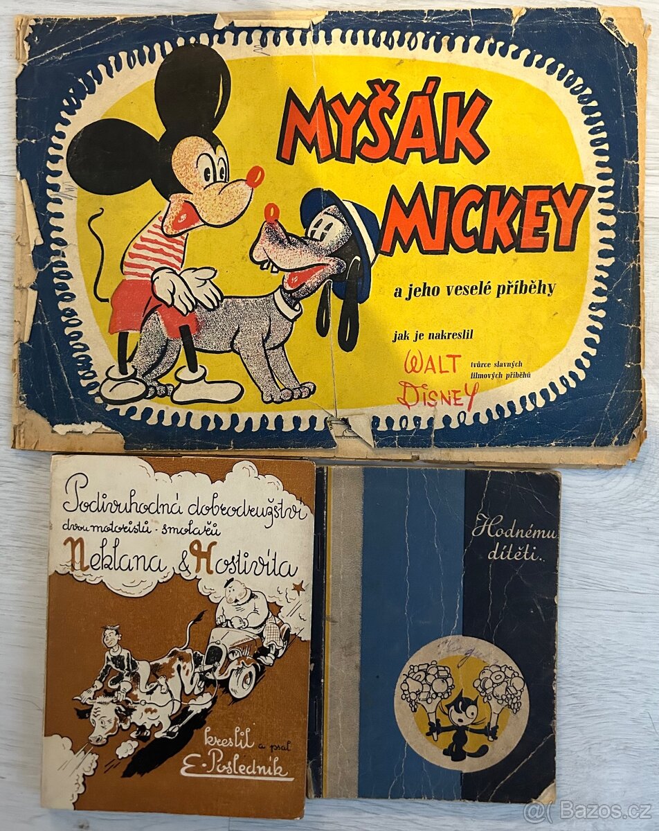 Prodám staré komiksy/příběhy s obrázky, ceny v textu: