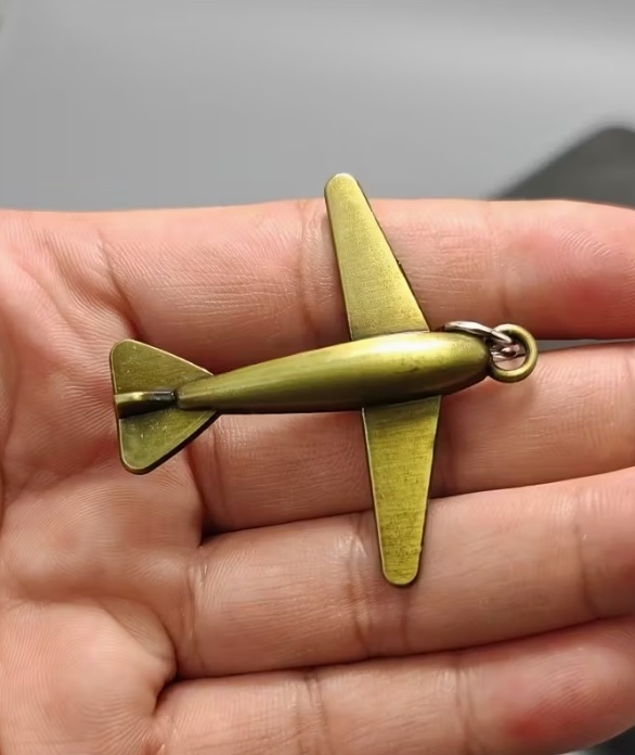 Přívěsek mosaz letadlo