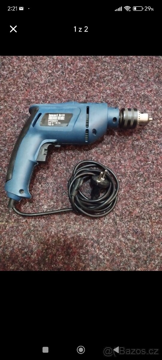 Elektrická příklepová vrtačka Impact Drill PT25201