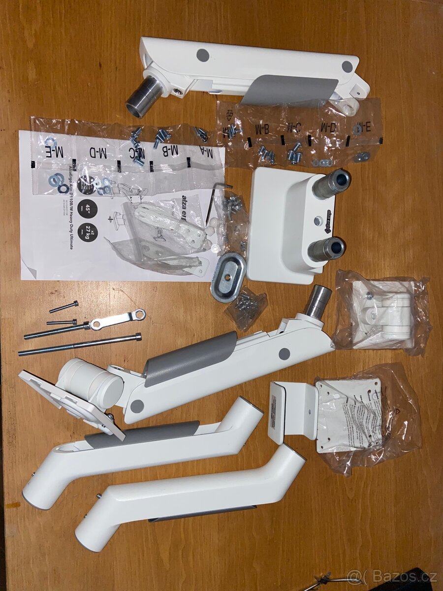 AlzaErgo Arm D110W Heavy Duty Ultimate (Bílý)