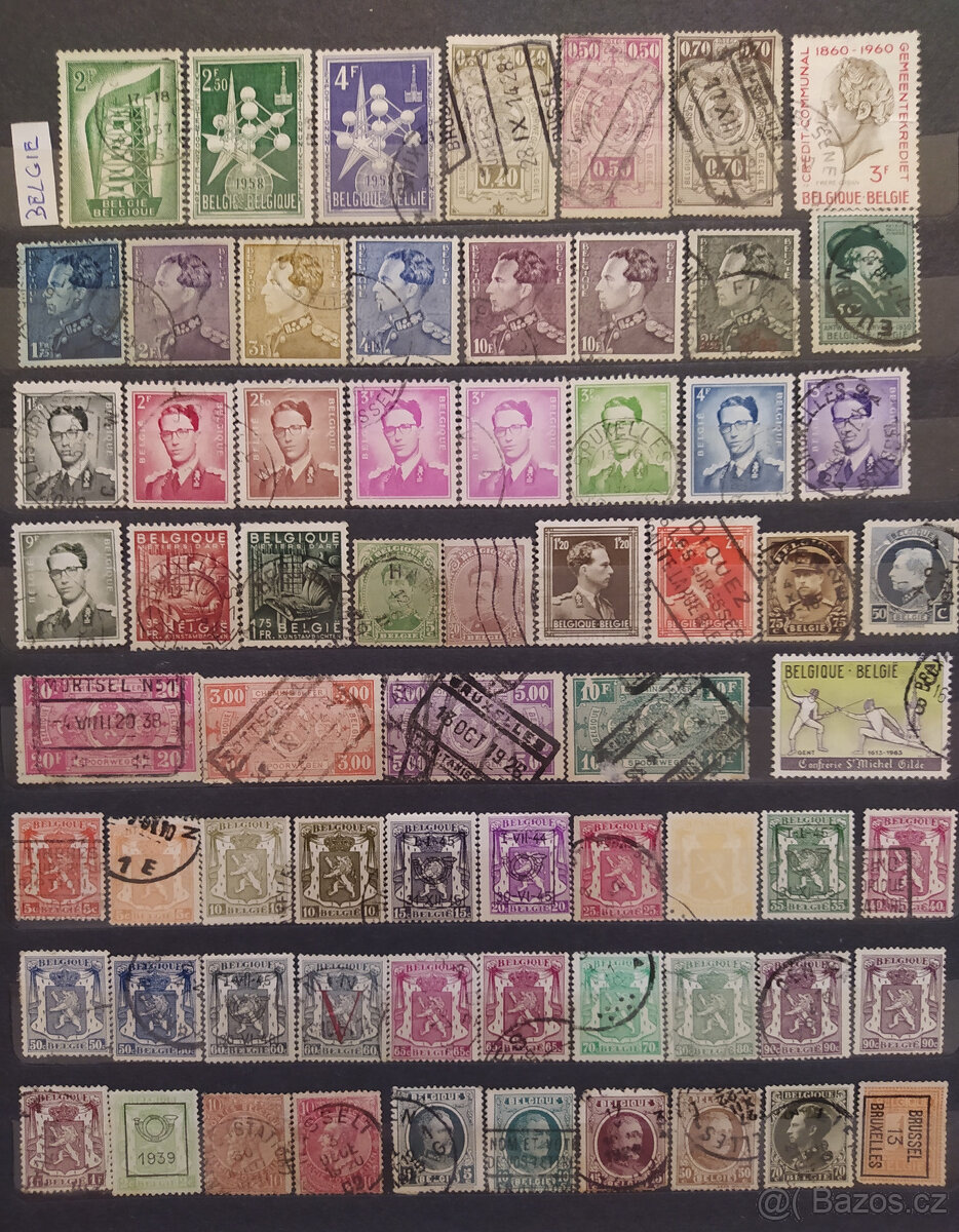 Poštovní známky Belgie