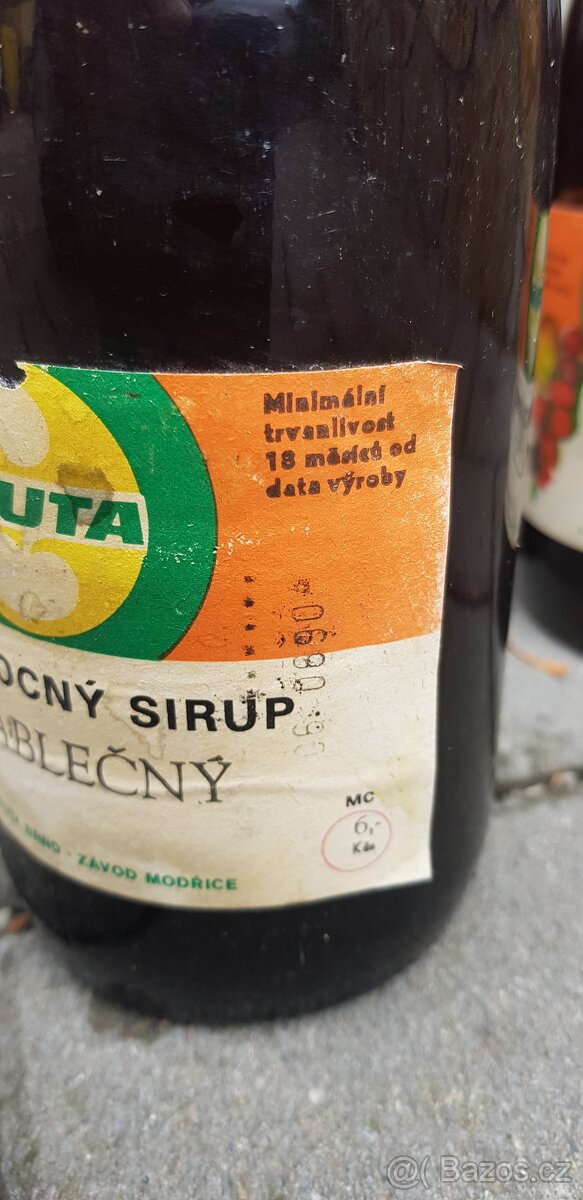 Sirup originál Fruta r.1990