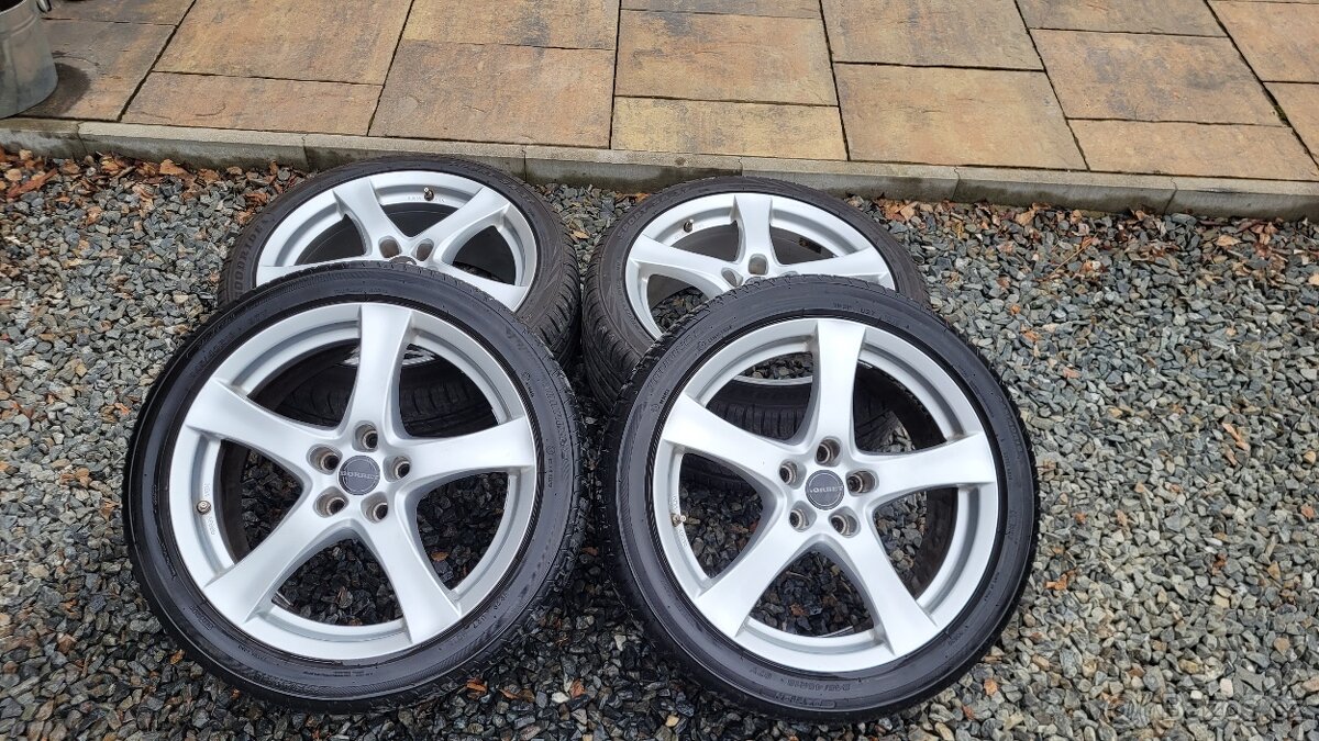 Alu kola Borbet s pneu 5×112 R 18
