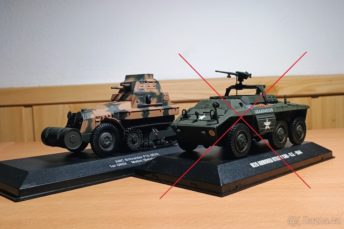 Mix Modelů Vojenské Techniky - 1:43 a 1:72