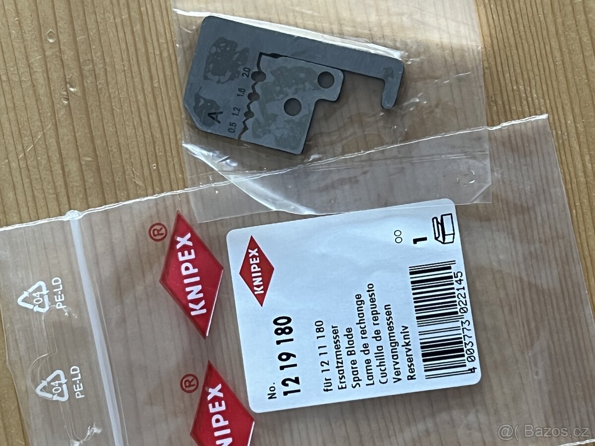 Knipex 1219180 nůž náhradní pro 12 11 180