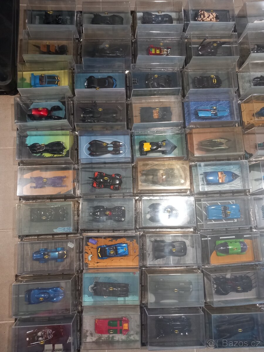 Batman kolekce auta, motorky, lodě, vrtulníky eaglemoss