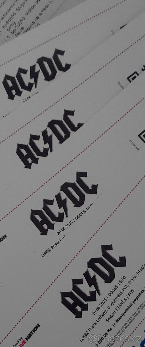 AC/DC stání A pod pódium