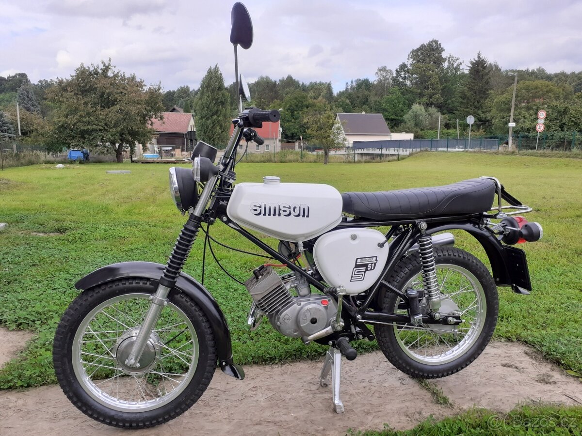 Prodám moto Simson S51 Enduro