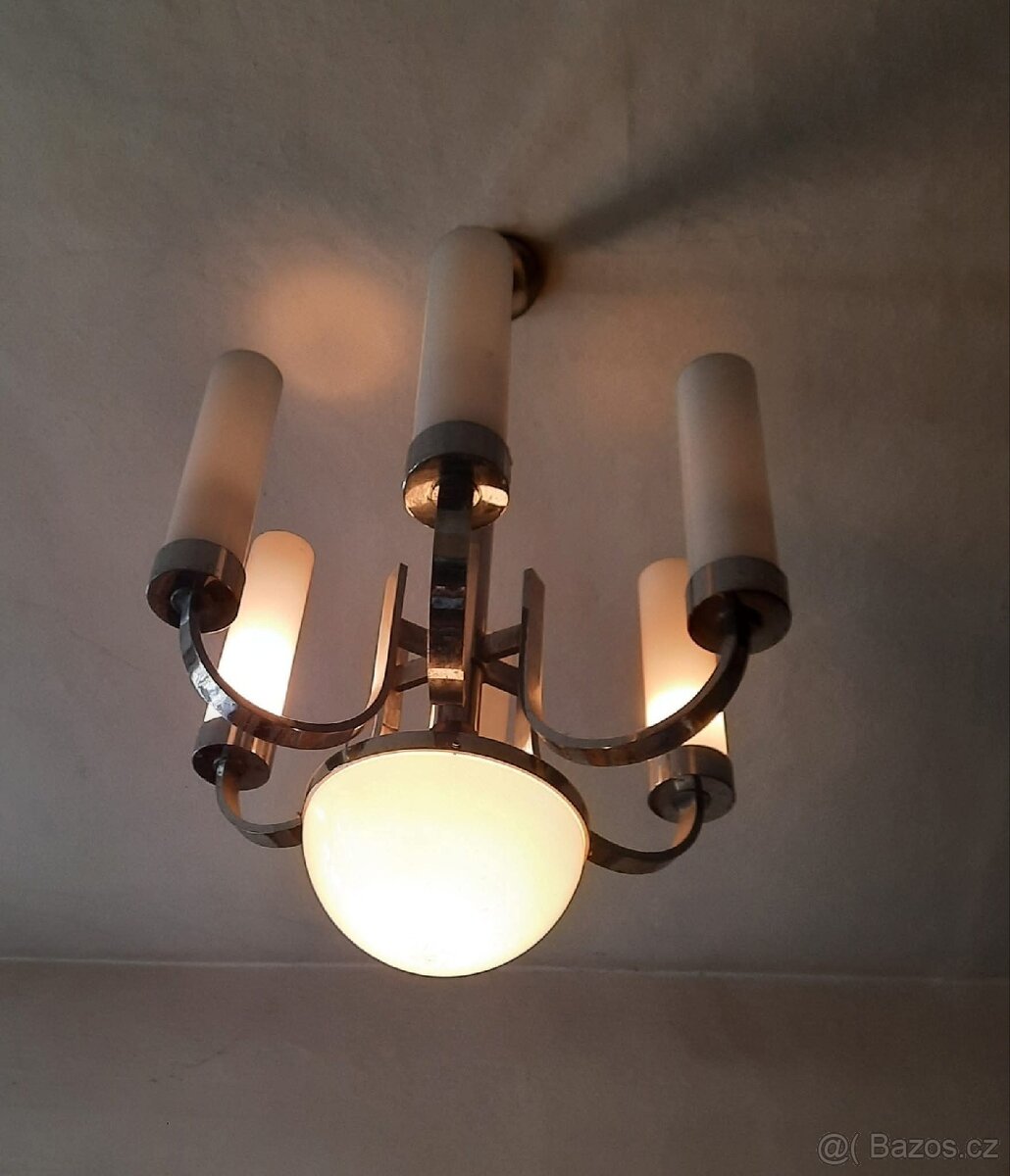 Luxusni velky art deco lustr