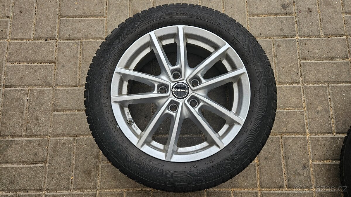 Zimní sada Alu 5x114.3 205/55 R16 Borbet