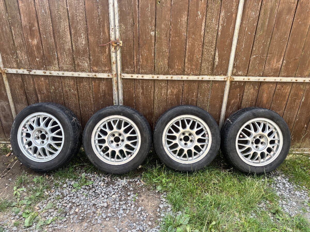 Alu sada 5x100 r16 se zimním pneu na výměnu či dojetí.