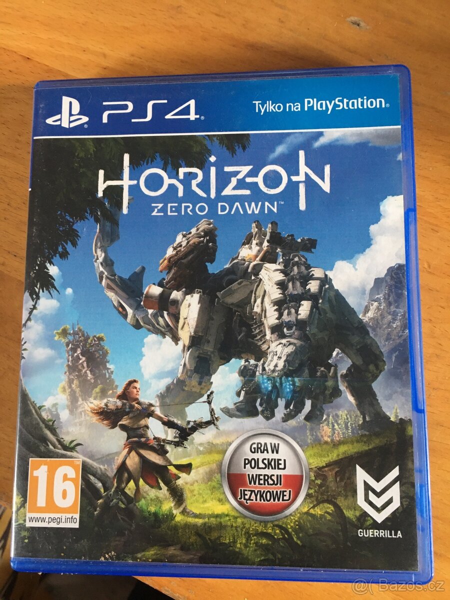 Hra na PS4 Horizon zero Dawn