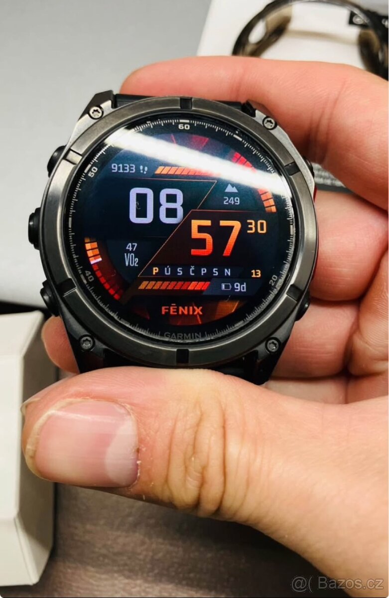 Garmin fenix 8 51mm amoled - perfektní stav/ zaruka 7-2027