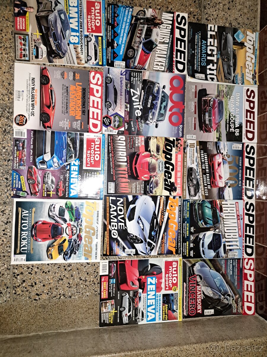 Set Autočasopisů (14 ks) – Převážně staré vydání