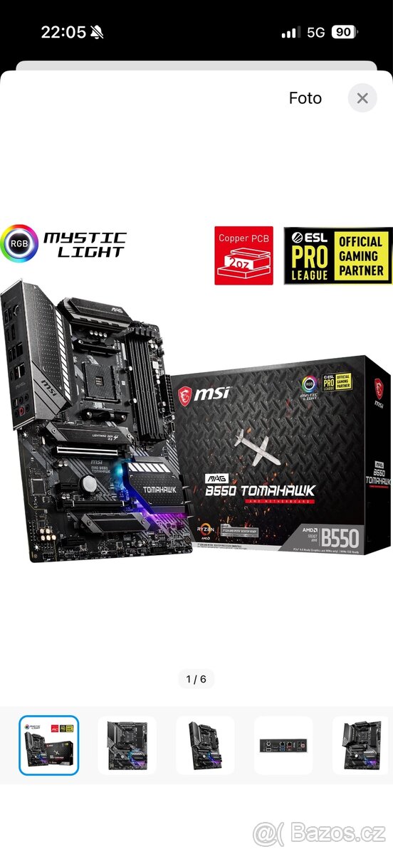 MSI MAG B550 TOMAHAWK