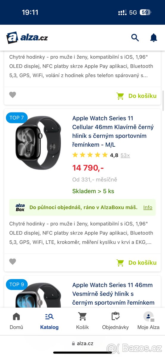 Apple watch 11 46 mm celullar