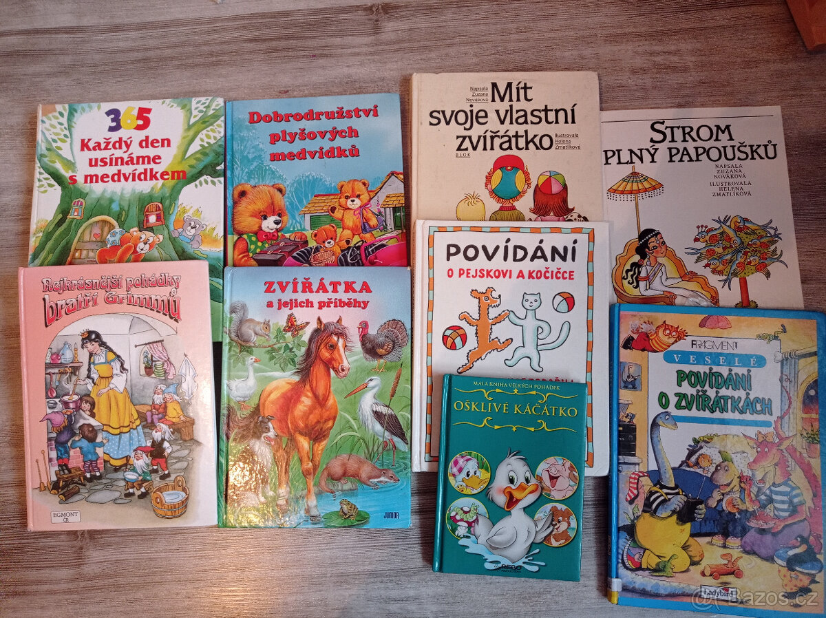 Dětské knížky převážně pro holčičky