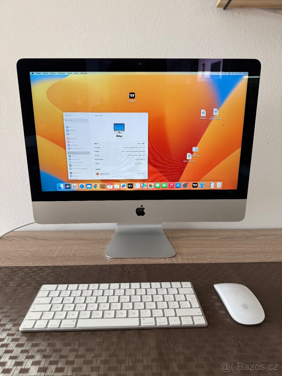 Apple iMac 21,5” Intel core i5, 8GB (2017) TOP STAV