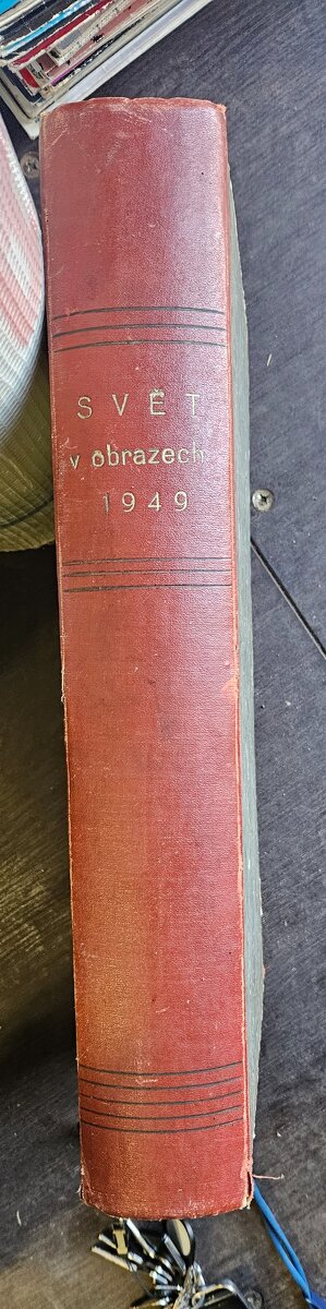 Stare viazané casopisy Svet v obrazech 1949