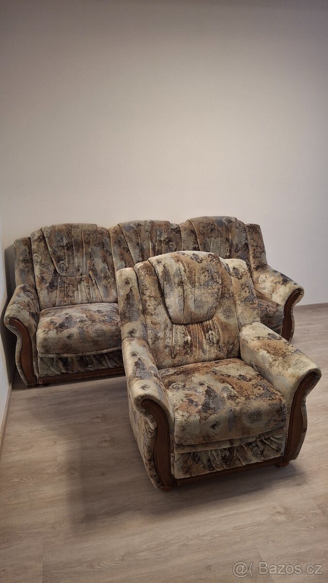 Sedací souprava s křeslem