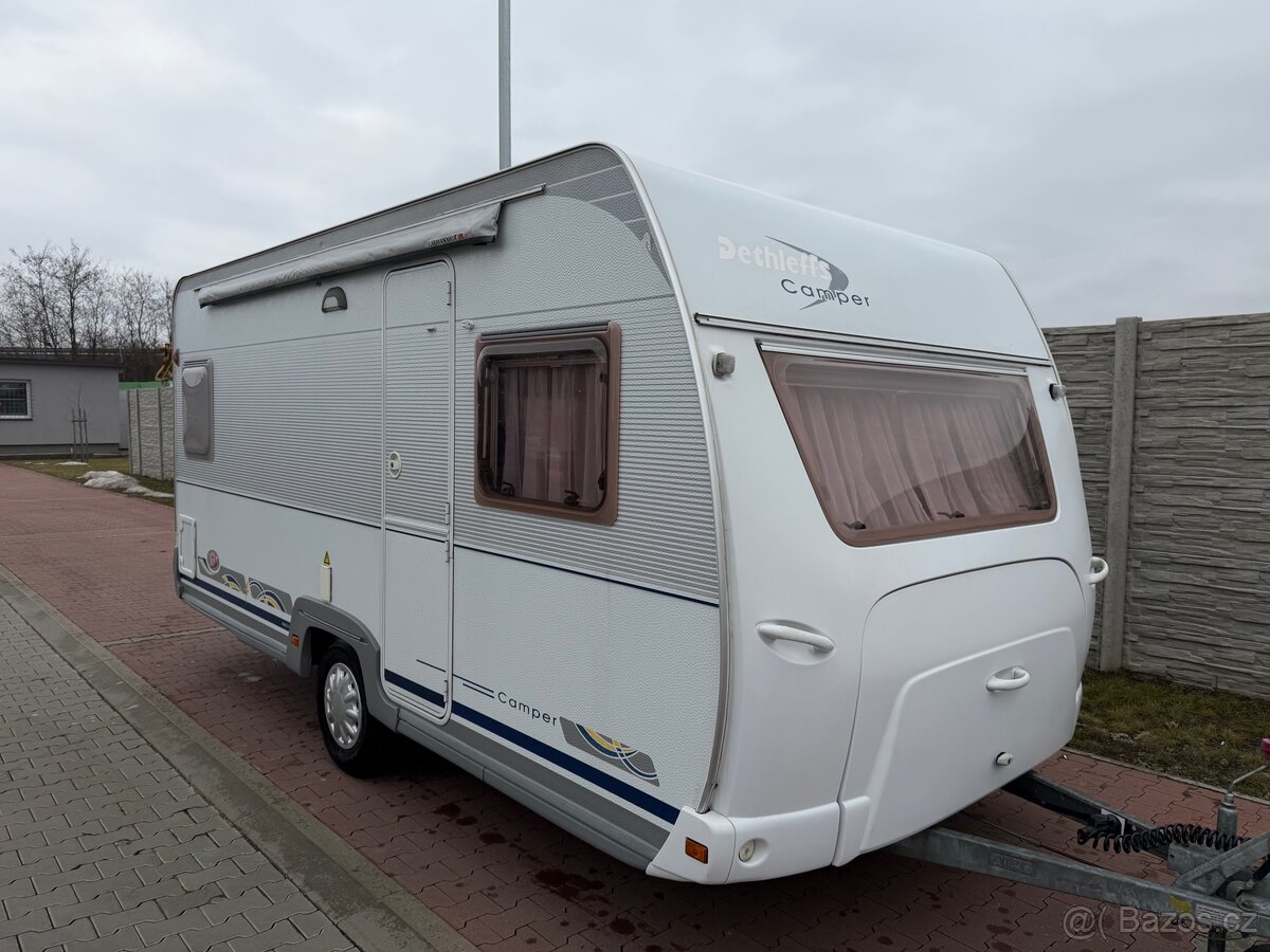 Dethleffs 450 2003 fr.postel, markýza, po prvním majiteli