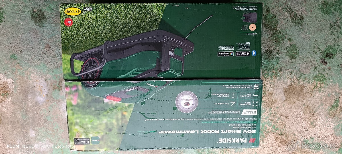 Robotická sekačka Parkside