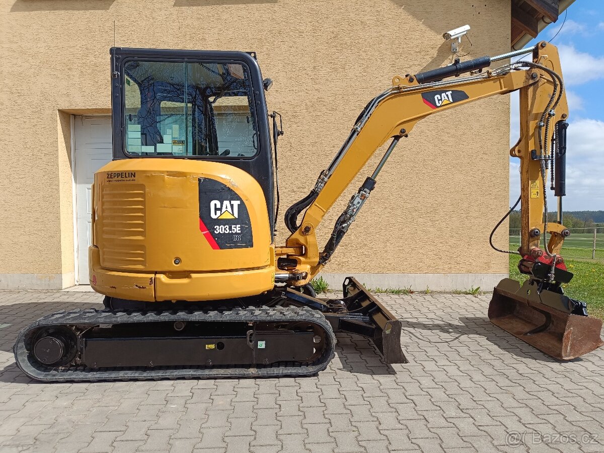 Minibagr CATERPILLAR 303,5 ECR - r.v.2017