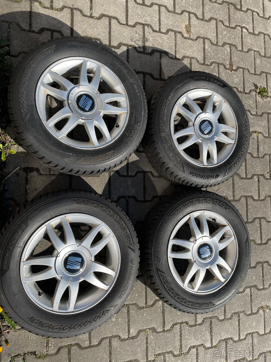 alu disky 5x112  R15 Sada 4ks s zimní pneu