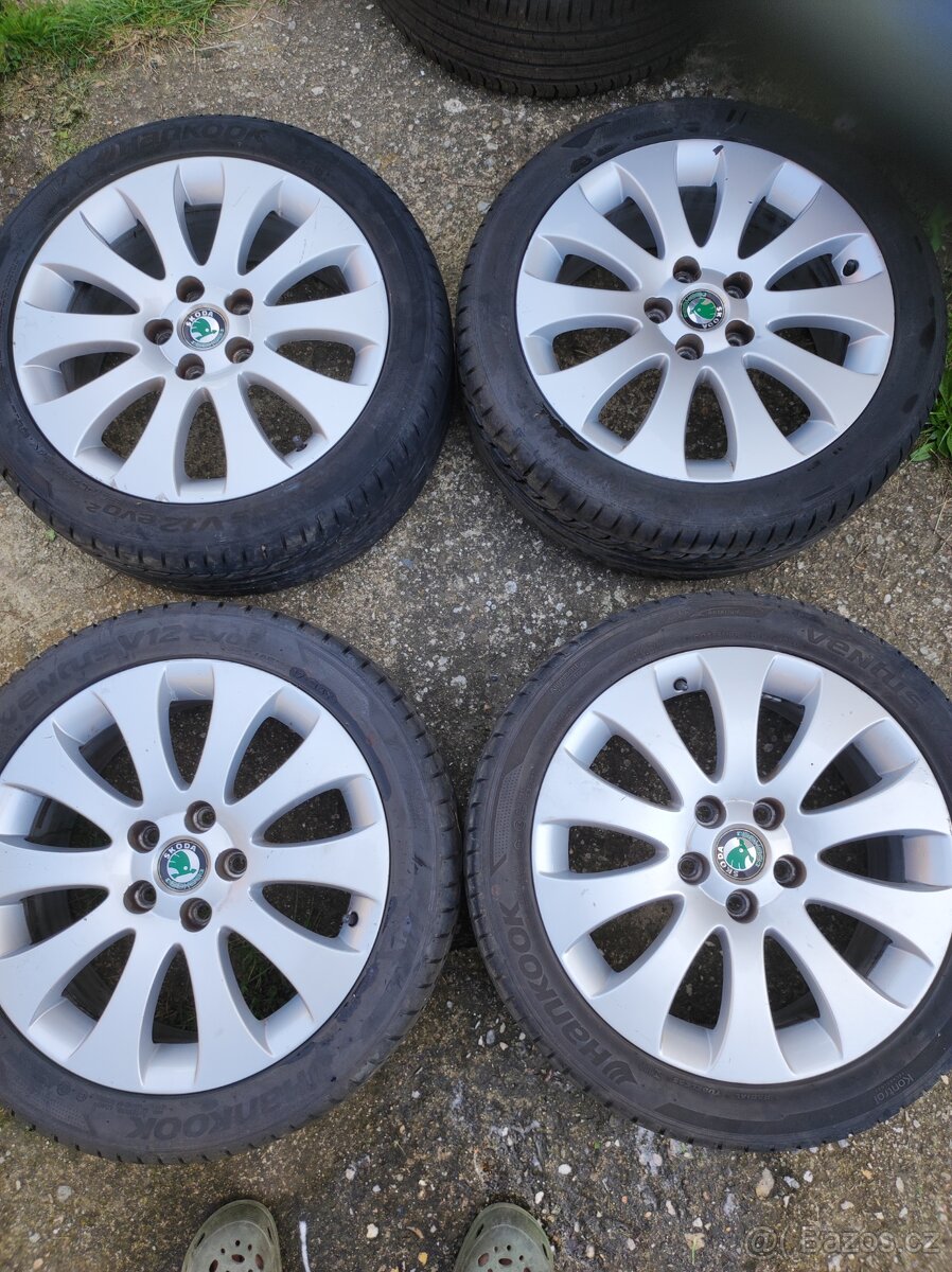Alu kola Škoda 5x112r17. 3T0 601 025B