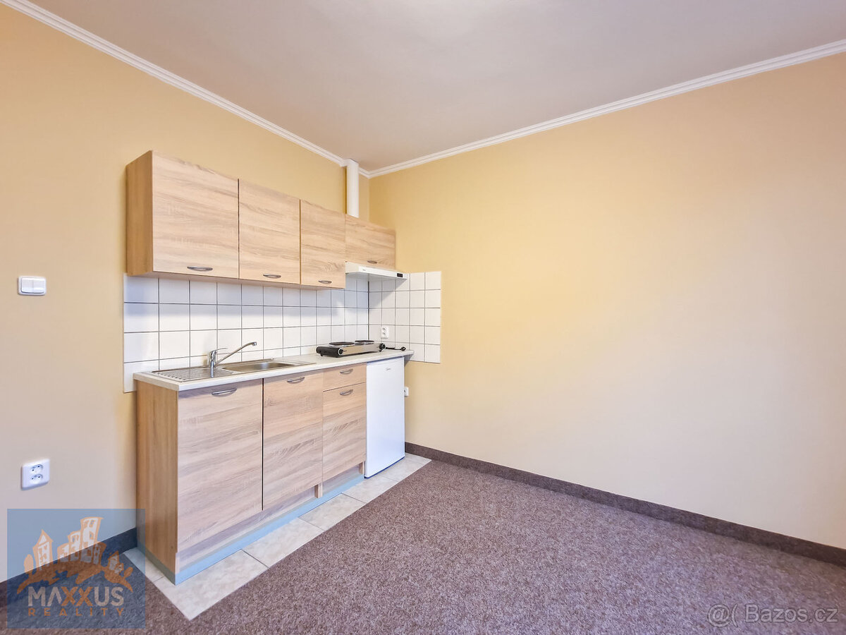 Dlouhodobý pronájem bytu 1+kk (22,5 m2) s parkovacím stáním,