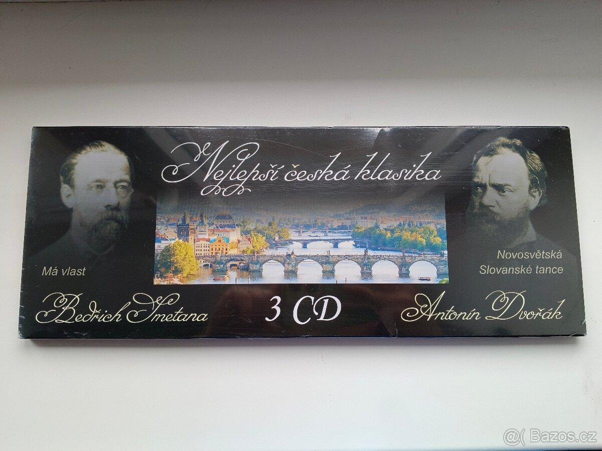 Smetana a Dvořák 3 CD Nejlepší česká klasika