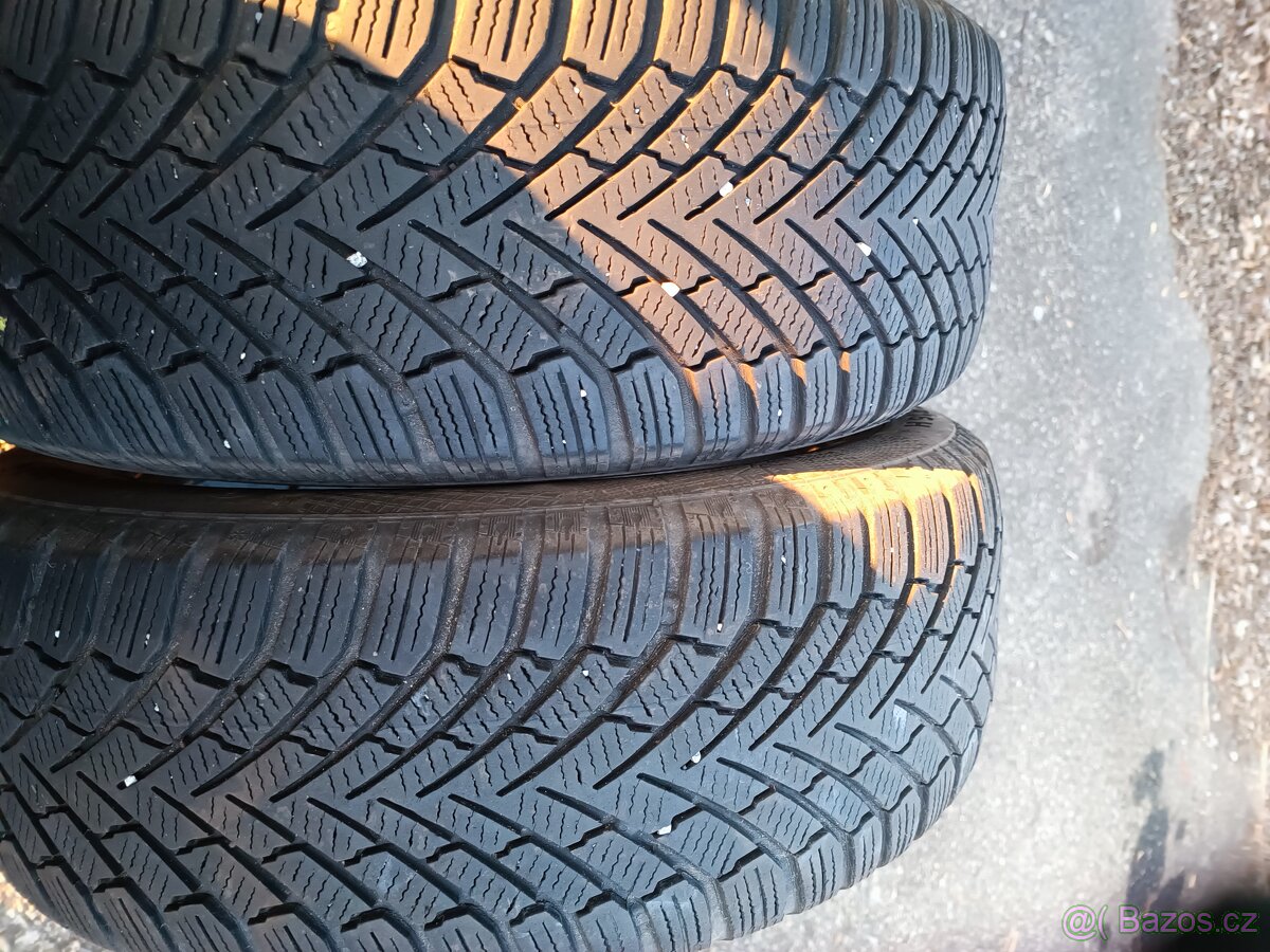 Sada Pneu Continental a Hankook 205/55/16 zimní 2