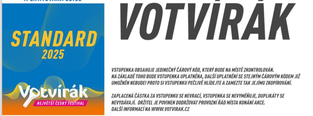 Vstupenky Votvírák 2025