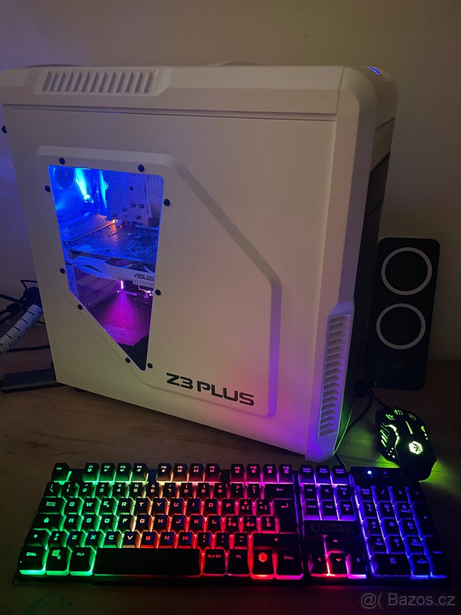 Herní PC i7-7700K 16GB RAM 256GB SSD 1TB HDD GTX1060