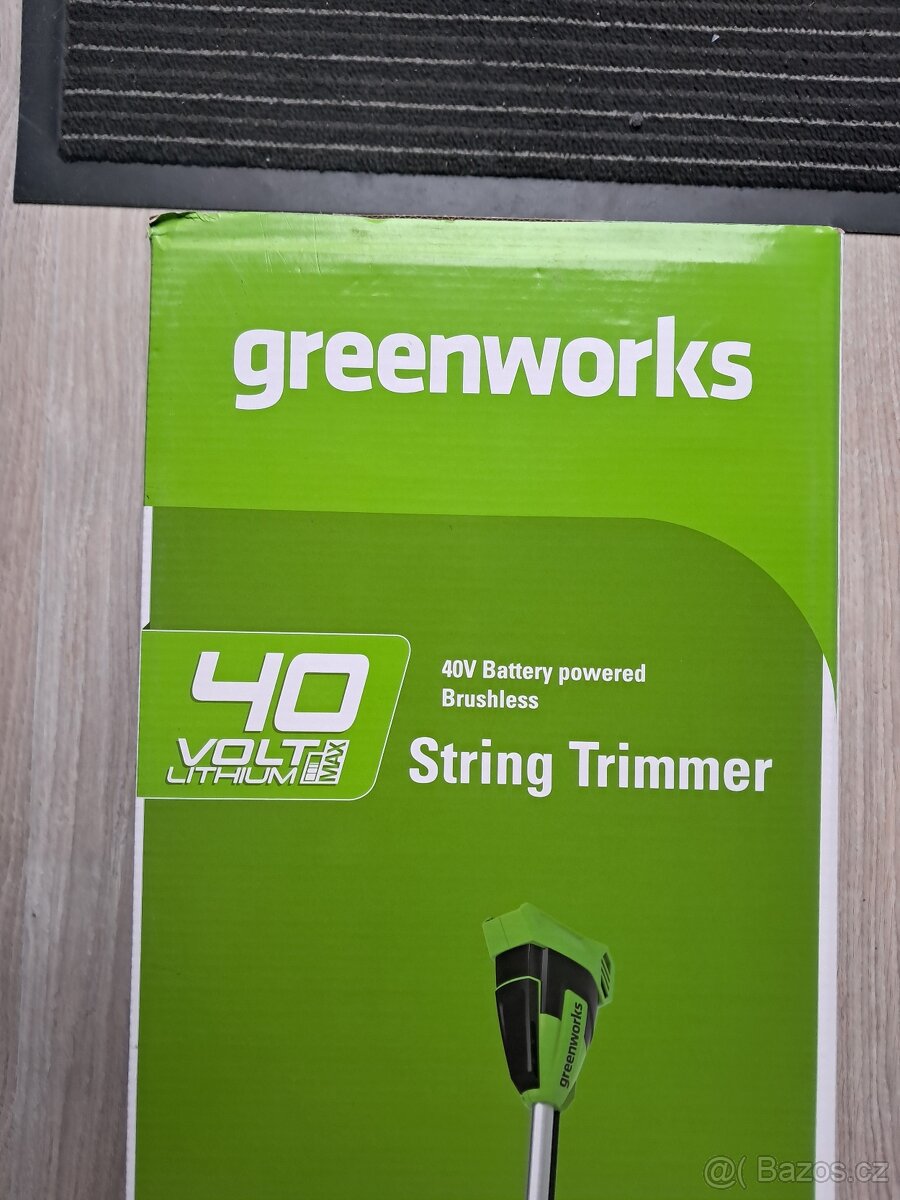 AKU KŘOVINOŘEZ GREENWORKS GD40BCB2 40V