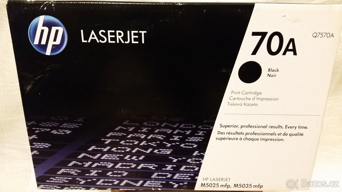 ÚPLNĚ NOVÝ ORIGINÁLNÍ TONER HP Q7570A (do smazání)