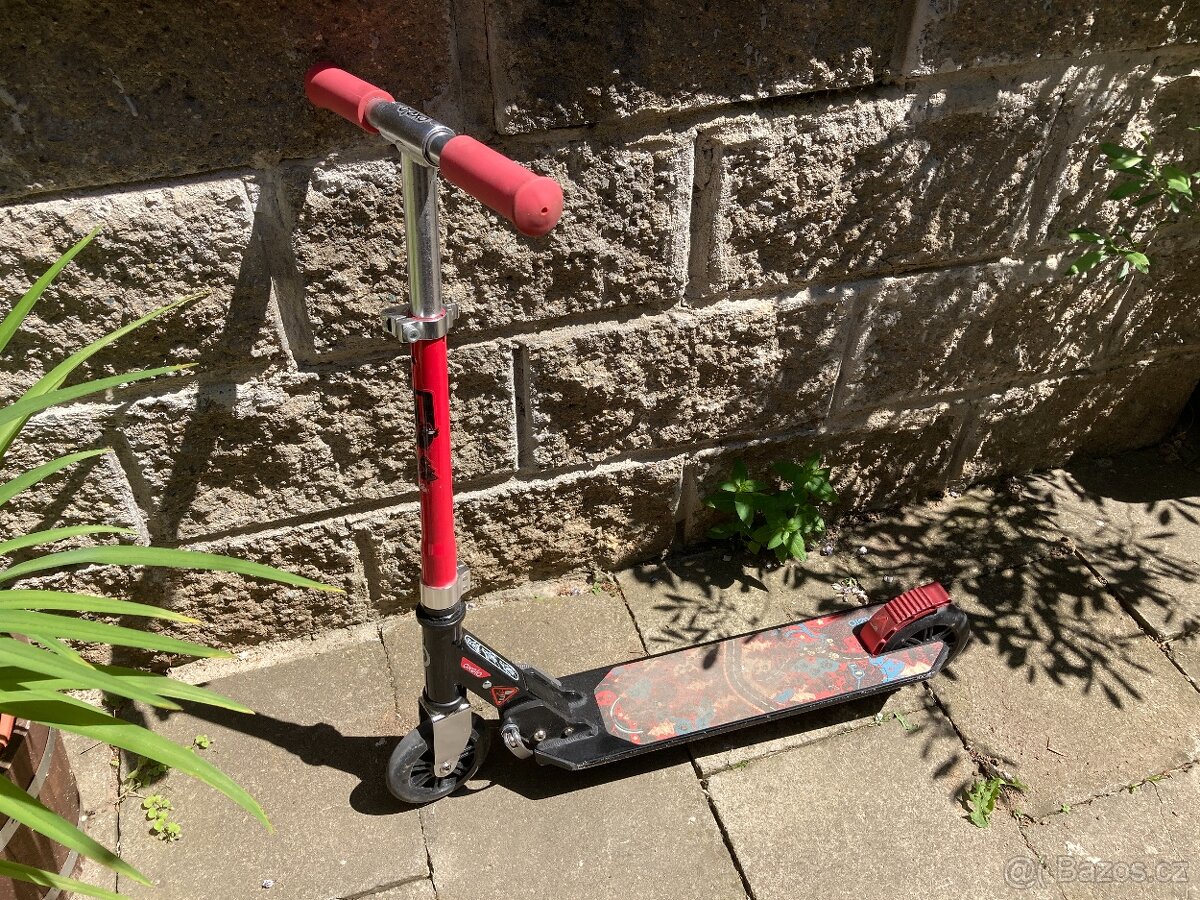 Skládací koloběžka SCOOTER MID1 16 červeno-černé barvy