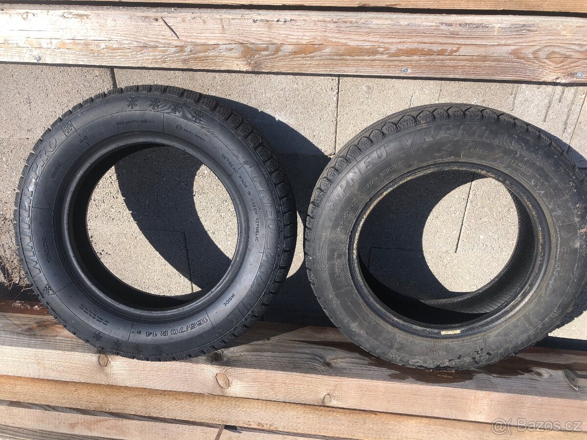 Nové zimní pneu 165/70 r14