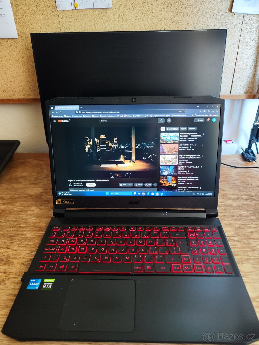 Herní notebook Acer RTX 3050